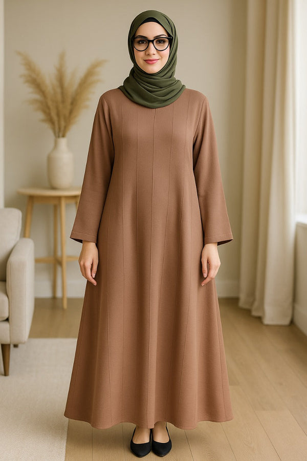 ABAYA Noor – CF Crush Fabric Abaya Collection